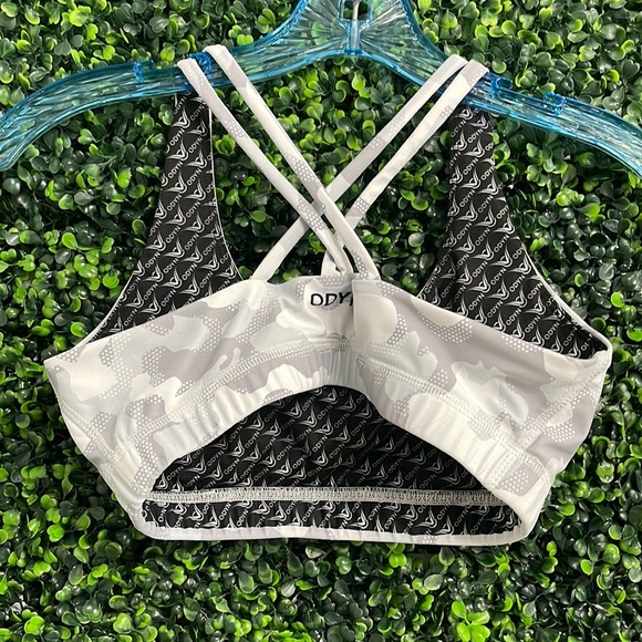White Camo Sports Bra - Picture 2 of 2